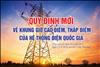 Quy định mới về khung giờ cao điểm, thấp điểm của hệ thống điện quốc gia