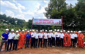 Thủy điện Thác Mơ hưởng ứng “Tết trồng cây - Đời đời nhớ ơn Bác Hồ” Xuân Bính Ngọ năm 2026