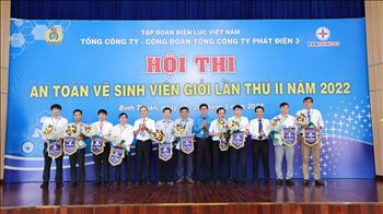40 người được công nhận là An toàn vệ sinh viên giỏi của EVNGENCO3 năm 2022